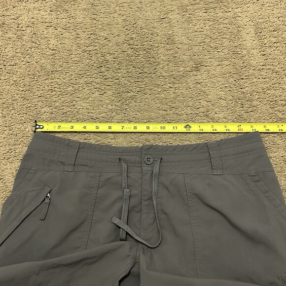 North Face Pants Horizon Tempest Nylon Ripstop Hiking Gray Womens 12 - Picture 4 of 8